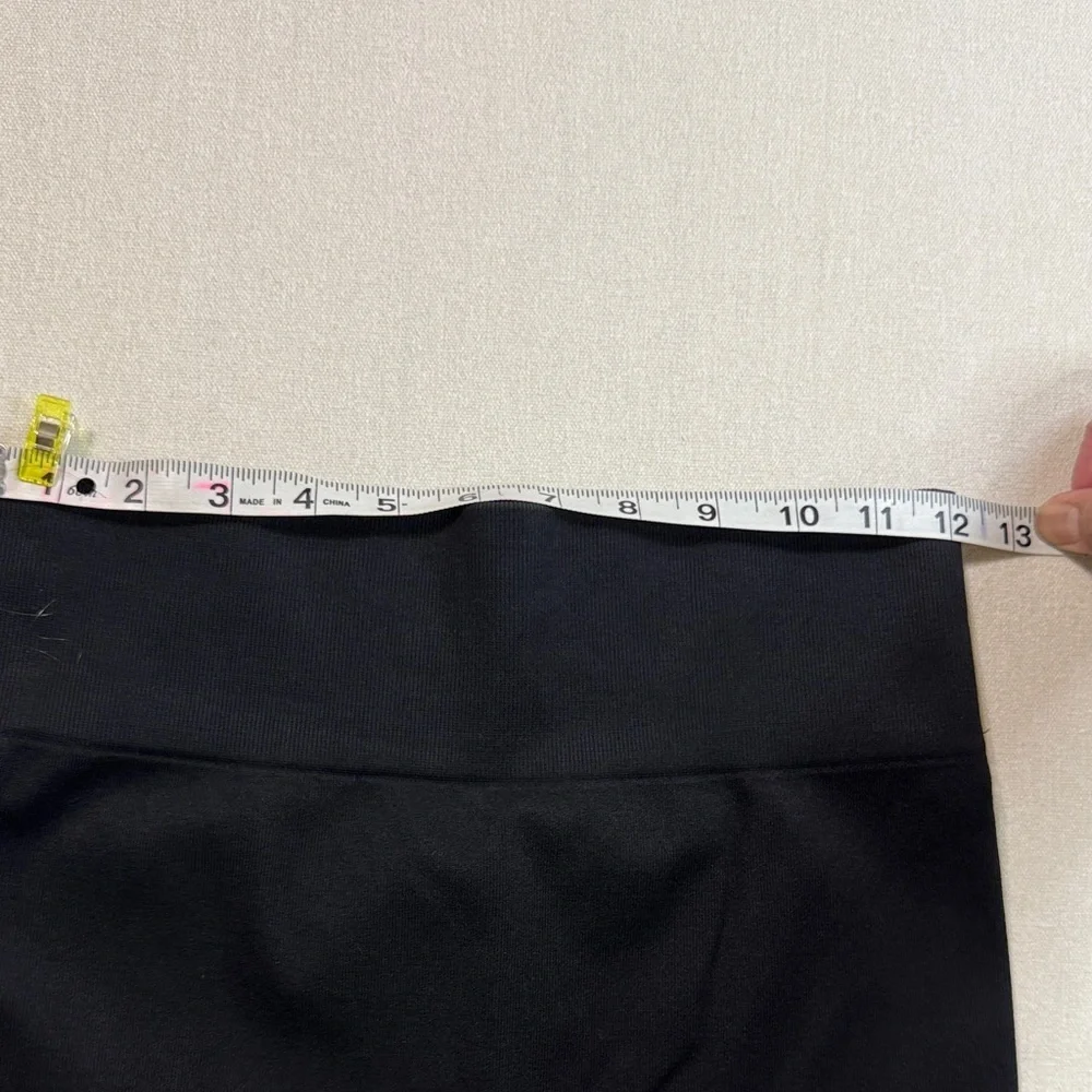 OQQ Elegant Black Boot Cut Pants